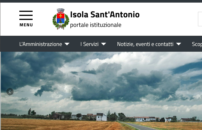 Nasce oggi il nuovo portale del Comune di Isola Sant’Antonio.